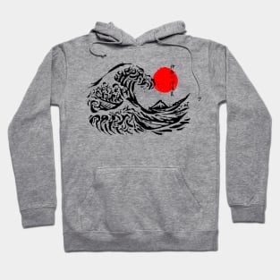 The Great Wave off Kanagawa Ink Hoodie